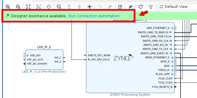 Connect IP to Zynq PS